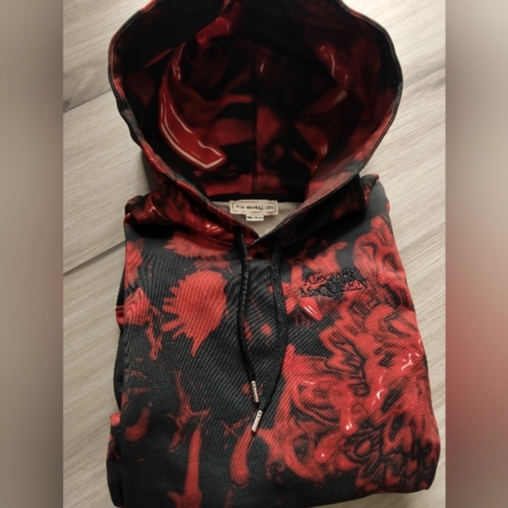 Alexander McQueen Unisex Limited Edition Rose Hoodie - Picture 4 of 13